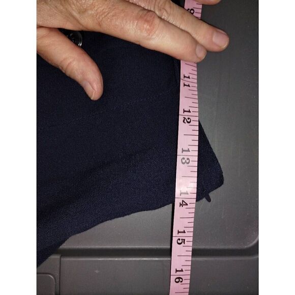 FREE PEOPLE Womens Skirt Sz 4 Lovers Lane Indigo Navy‎ Blue Pleated Mini - Picture 13 of 13